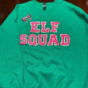 Women's "Elf Squad" crew neck